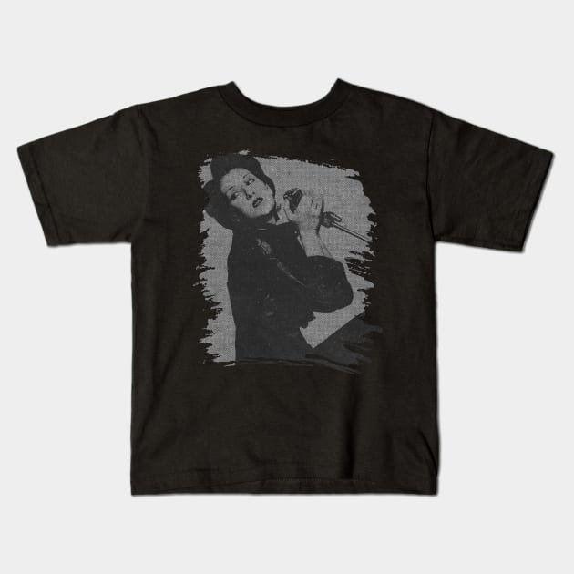 Celine dion // Retro Poster Kids T-Shirt by Degiab